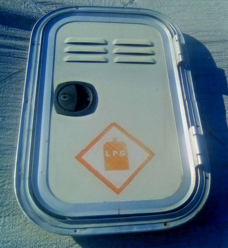 Caravan motorhome gas - gas, locker
