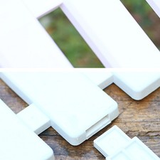 ⊹White Edgings Garden Picket