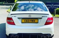 C63 YNV Private number plate