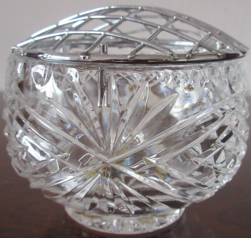 Brand new crystal rose bowl