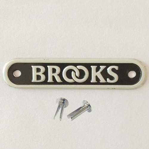 Leather seat brooks embossed - seat,