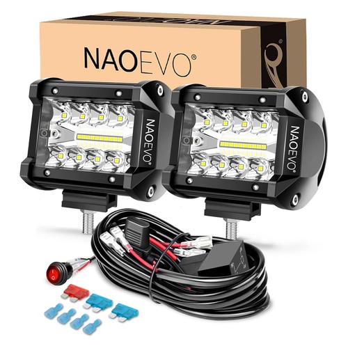 Naoevo led pod lights 2pcs - pod,