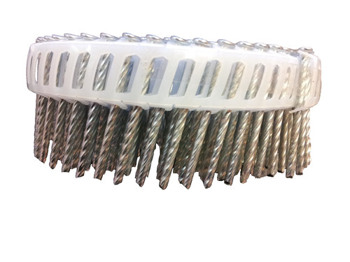 Plastic collated coil - coil, nails