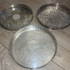 3 x Vintage/antique Silver