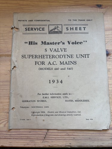 1934 hmv valve - hmv,