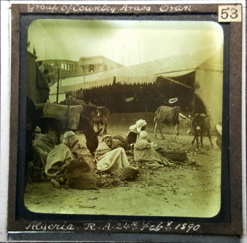 Antique magic lantern slides - antique,