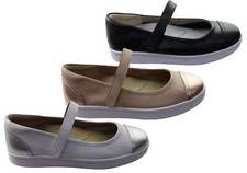 Womens Scholl Orthaheel Rhonda Supportive Leather Mary Jane Shoes - ModeShoesAU
