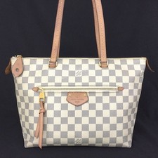 EGA Louis Vuitton Damier Azur Iena PM Shoulder Tote Bag White*/7BK0690