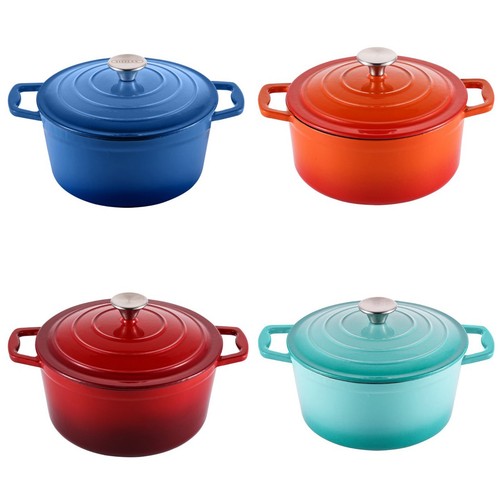 Cast iron casserole dish - casserole, with