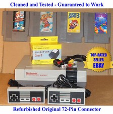 NES Console Bundle + Super Mario Bros 1 2 3 And Tetris - BEST PINS - Guaranteed