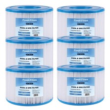 6 Hot Tub Spa Filter Compatible with Intex 29011E Type S1 PureSpa Pool Filters