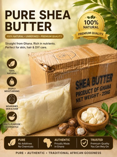 Shea butter organic unrefined - shea,