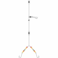 2 x Tronixpro Wishbone Boat Sea Fishing Rig - 1/0 Hooks - Flounder Plaice Rigs