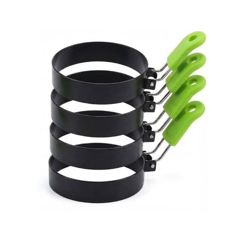 Stainless steel egg rings - stainless,