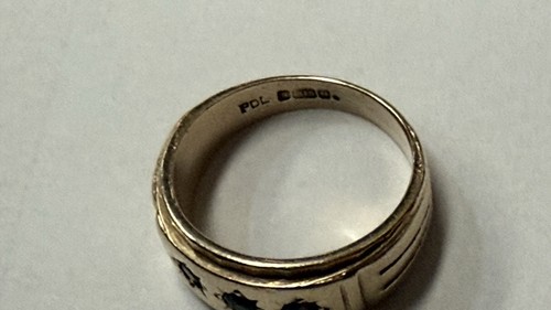 Gypsy band ring 9ct size - gypsy,