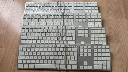 Apple aluminium wired keyboard - aluminium,