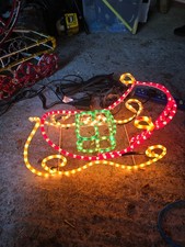 Christmas Santa sleigh light