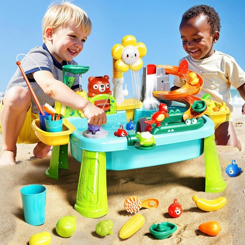 Water table play - play, sink