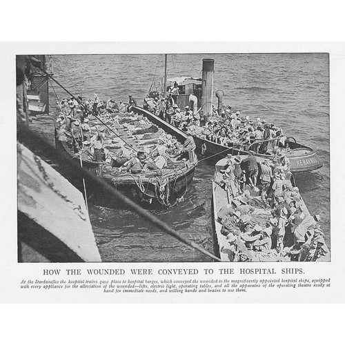Ww1 wounded conveyed - conveyed, to