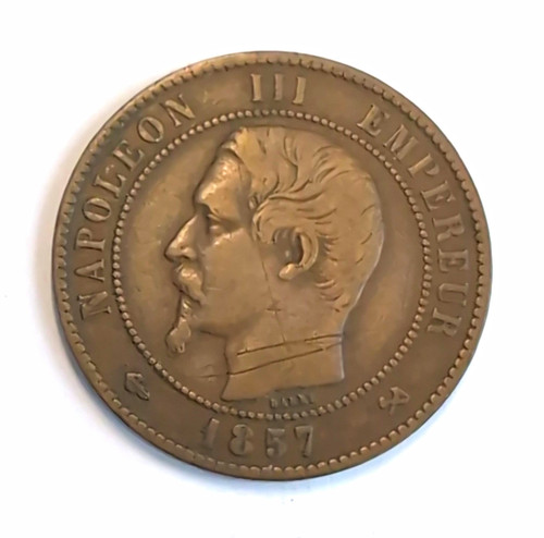 France 1857 coin napoleon - france,