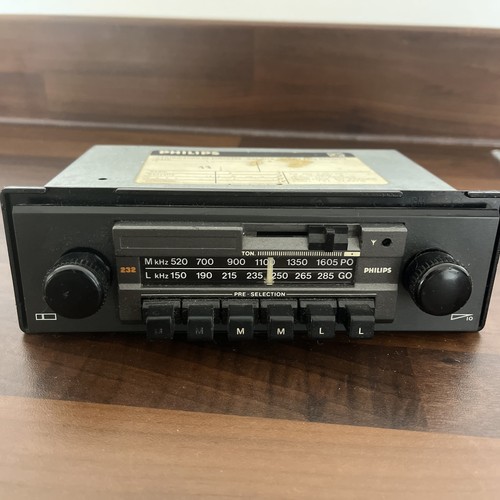 Vintage philips car radio - vintage,
