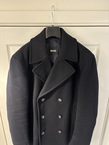 Hugo boss peacoat - hugo, wool