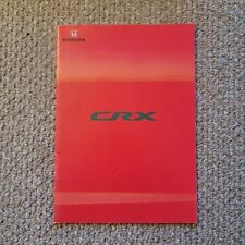1992 Honda CR-X Del Sol Australia Brochure Rare Australian Catalog AUDM CRX