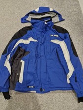 DARE2BE Men's Spyder Dermizax-EV Ski Jacket Blue Black White Size L Winter Coat
