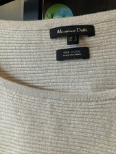 Biege Ladies Massimo Dutti Jumper Size Small Excellence Condition Worn Once
