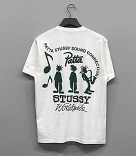 stussy White printed short