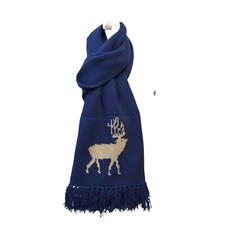 Gant Blue Wool Rectangle