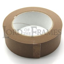 38mm x 50m Brown Paper Self Adhesive Backing Tape Picture Frame Framing FREE p+p