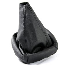 MERCEDES S124 W124 C124 1983-1995 BLACK LEATHER GEAR STICK KNOB COVER GAITER NEW