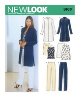 NEW LOOK 6163 JACKET TROUSERS SKIRT MISSES' SEPARATES Sewing Pattern Sizes 8-18