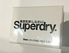 superdry  steel cologne 40 ml Spray new and boxed