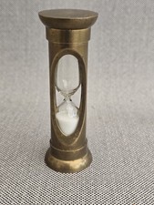 Vintage Brass Hourglass Sand