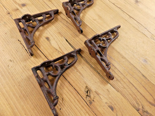 Antique style shelf brackets - antique,