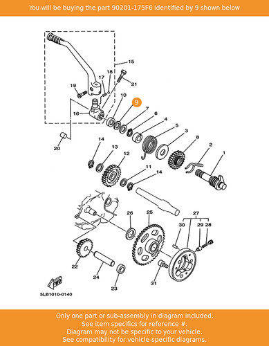 Yamaha washer plate - yamaha,