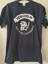 OFFICIAL VINTAGE WYCHWOOD HOBGOBLIN BEER NOT FOR LAGER BOYS T-SHIRT - MEDIUM