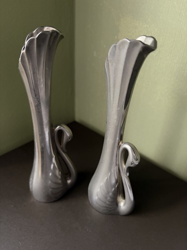 Vintage metal bud - bud, vases