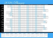 A3 - 1.6M Year Planner Wall