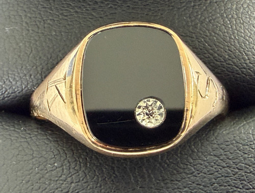 Superb vintage 9ct yellow gold - vintage,