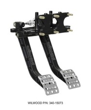 Wilwood Adjustable-Trubar Dual Pedal - Brake / Clutch - Rev. Swing Mount - 5.1: