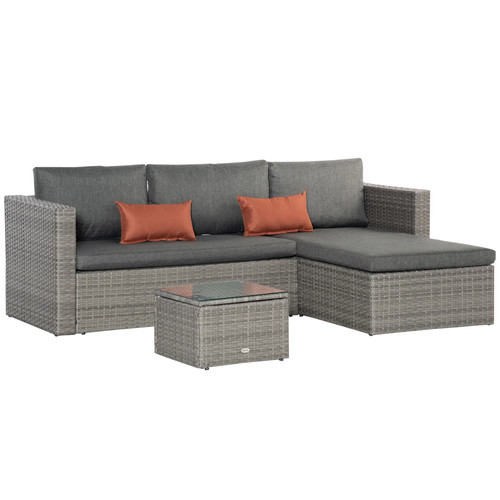 Piece rattan corner sofa - rattan,