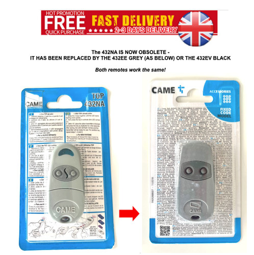 Came remote control top 432 - remote,