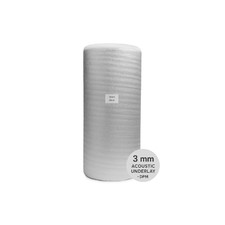 3mm Acoustic Silver Underlay with DPM – Laminate & Wood Flooring Protection