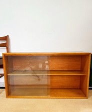 Mid Century Retro Vintage Teak Wall Unit Cabinet By Herbert E Gibbs 