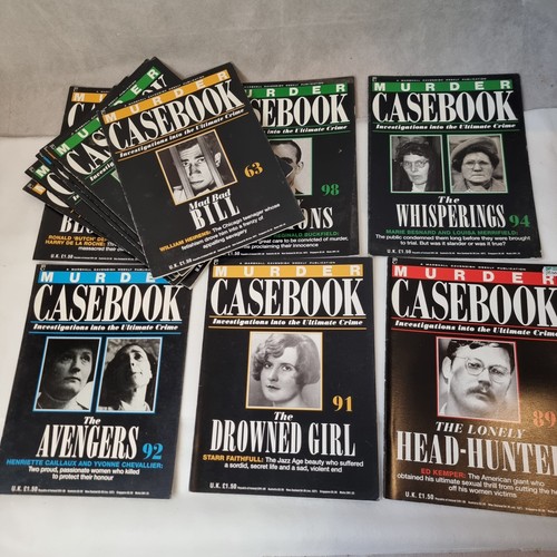 Murder casebook magazines - magazines,