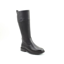 HEAVENLY FEET - HONEYSUCKLE | Womens/Ladies Zip Up Long Riding Style Boot Black