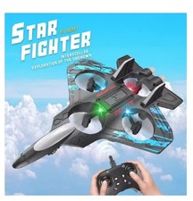 RC Glider Plane 2.4G Remote Control Stunt Foam Jet UAV hovering helicopter W/LED